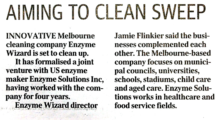 Herald Sun Clean Sweep Article