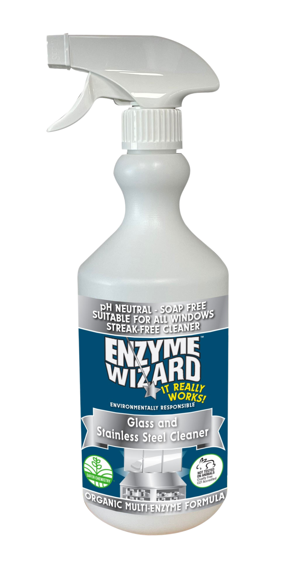Glass and Stainless Steel Cleaner EnzymeWizard