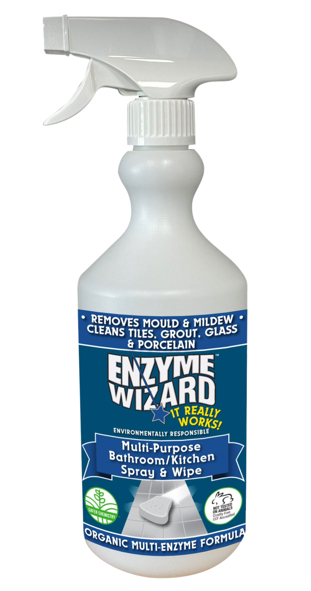 Multi-Purpose Bathroom / Kitchen Spray and Wipe – EnzymeWizard